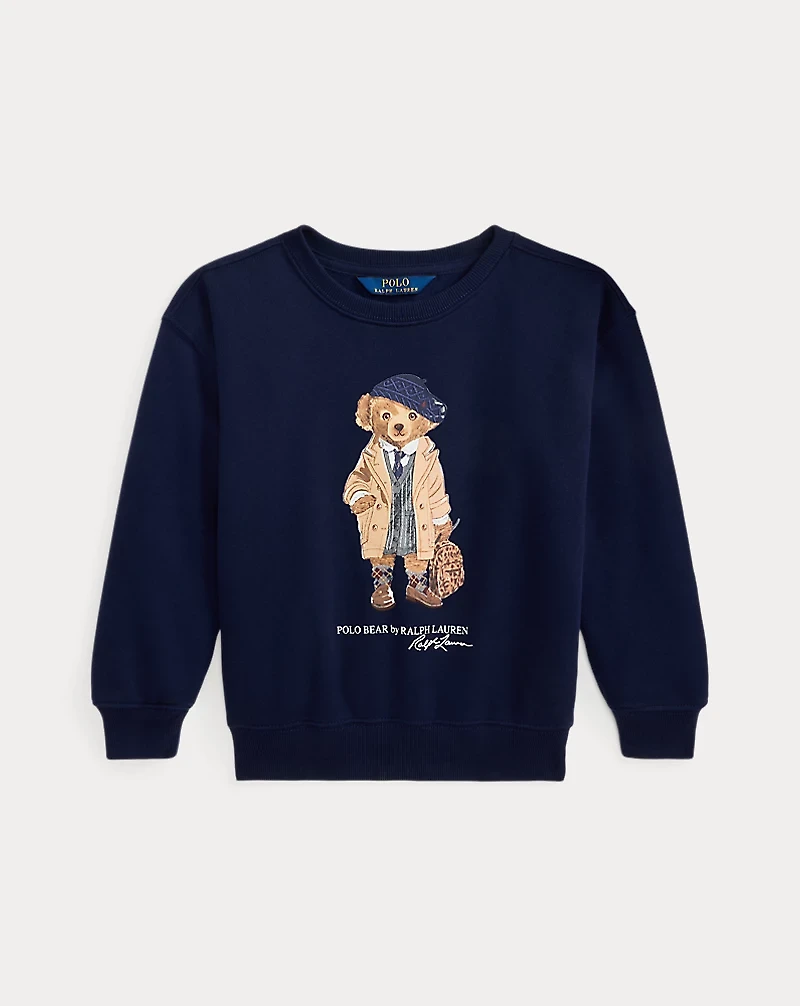 Polo Bear Fleece Boxy Sweatshirt