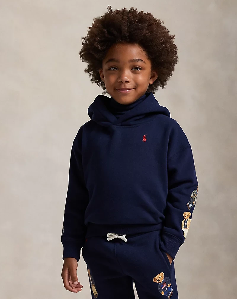 Polo Bear Fleece Hoodie