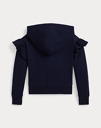Ruffled Fleece Full-Zip Hoodie