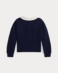 Collared Fleece Sweatshirt