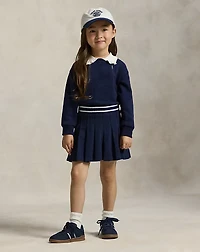 Collared Fleece Sweatshirt