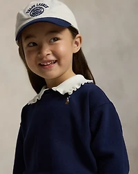 Collared Fleece Sweatshirt