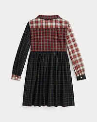 Plaid Cotton Poplin Shirtdress