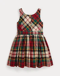 Plaid Taffeta Dress