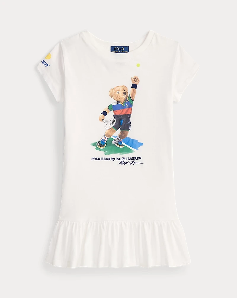 US Open Polo Bear Cotton Jersey Dress