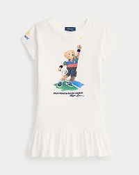 US Open Polo Bear Cotton Jersey Dress