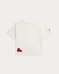 Logo Cotton Jersey Boxy Tee