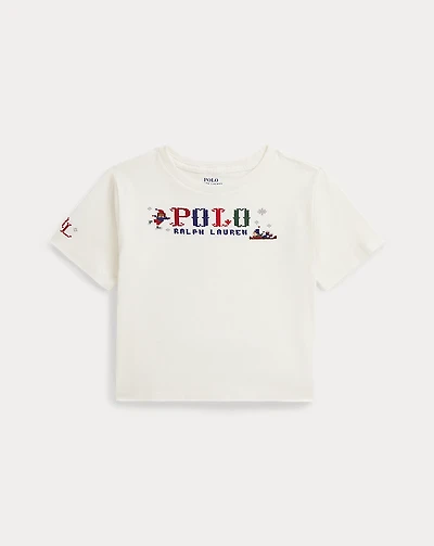 Logo Cotton Jersey Boxy Tee
