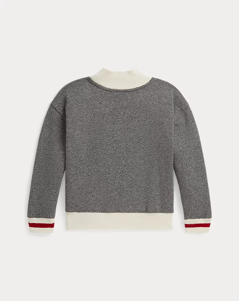 Flag Fleece Mockneck Sweatshirt