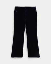 Metallic Velvet Flare Legging