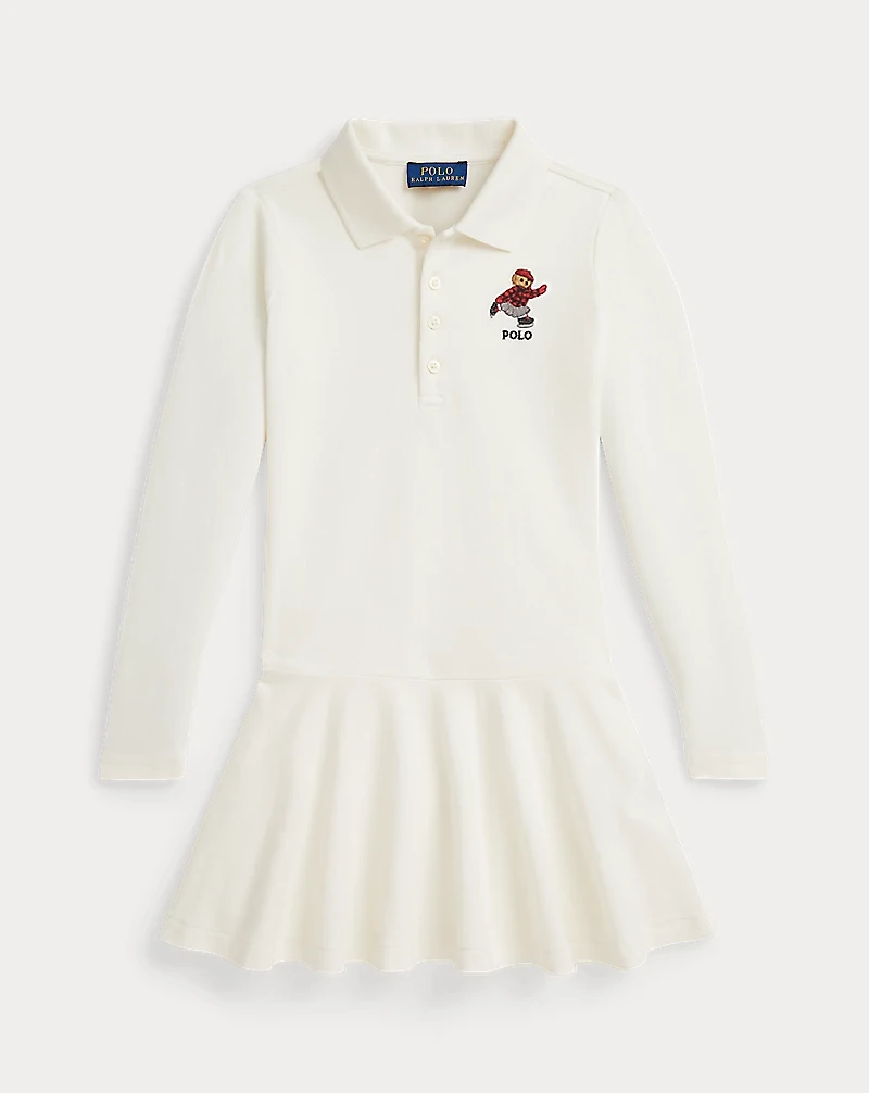 Polo Bear Stretch Mesh Dress