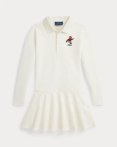 Polo Bear Stretch Mesh Dress
