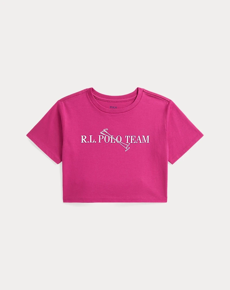 Polo Team Cotton Jersey Boxy Tee