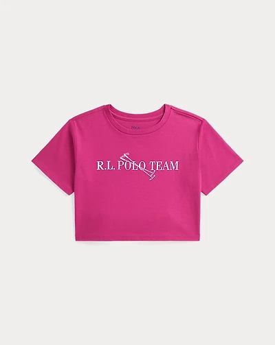 Polo Team Cotton Jersey Boxy Tee