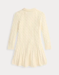 Cotton Polo Sweater Dress
