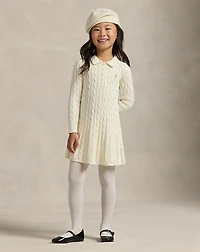 Cotton Polo Sweater Dress