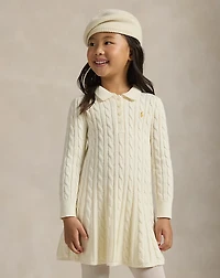 Cotton Polo Sweater Dress