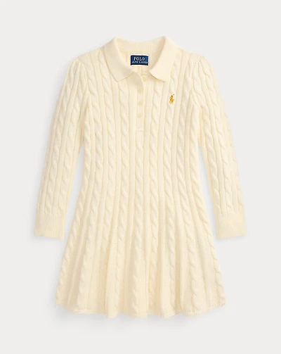 Cotton Polo Sweater Dress