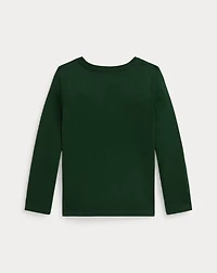 Polo Bear Cotton Long-Sleeve Tee