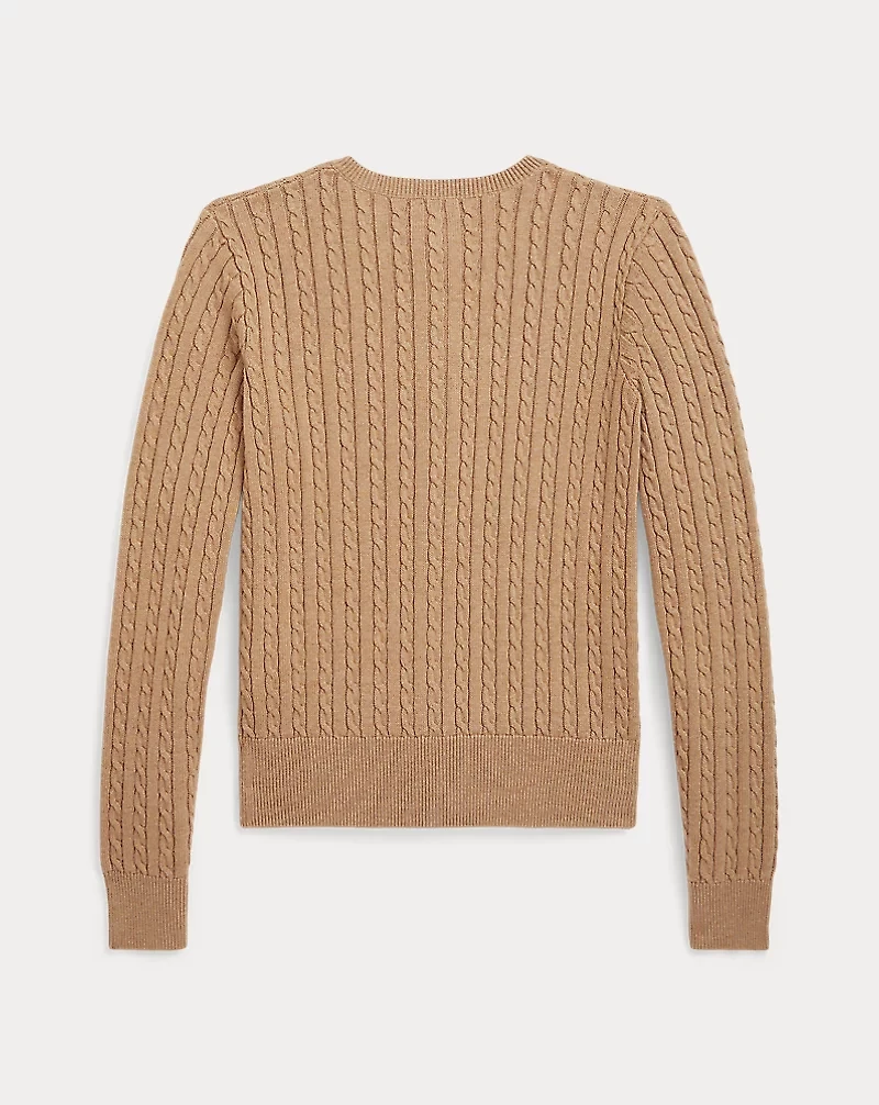 Mini-Cable Cotton Cardigan