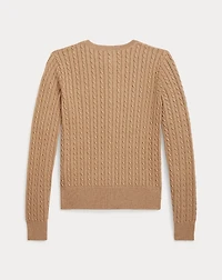 Mini-Cable Cotton Cardigan