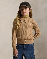 Mini-Cable Cotton Cardigan