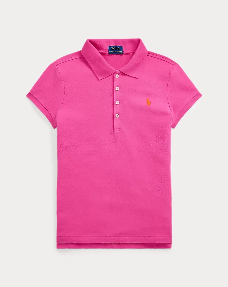 Stretch Piqué Polo Shirt