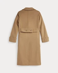 Brushed-Knit Polo Coat