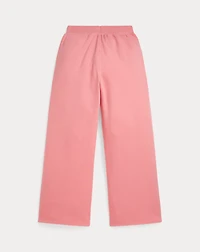 Fleece Wide-Leg Sweatpant