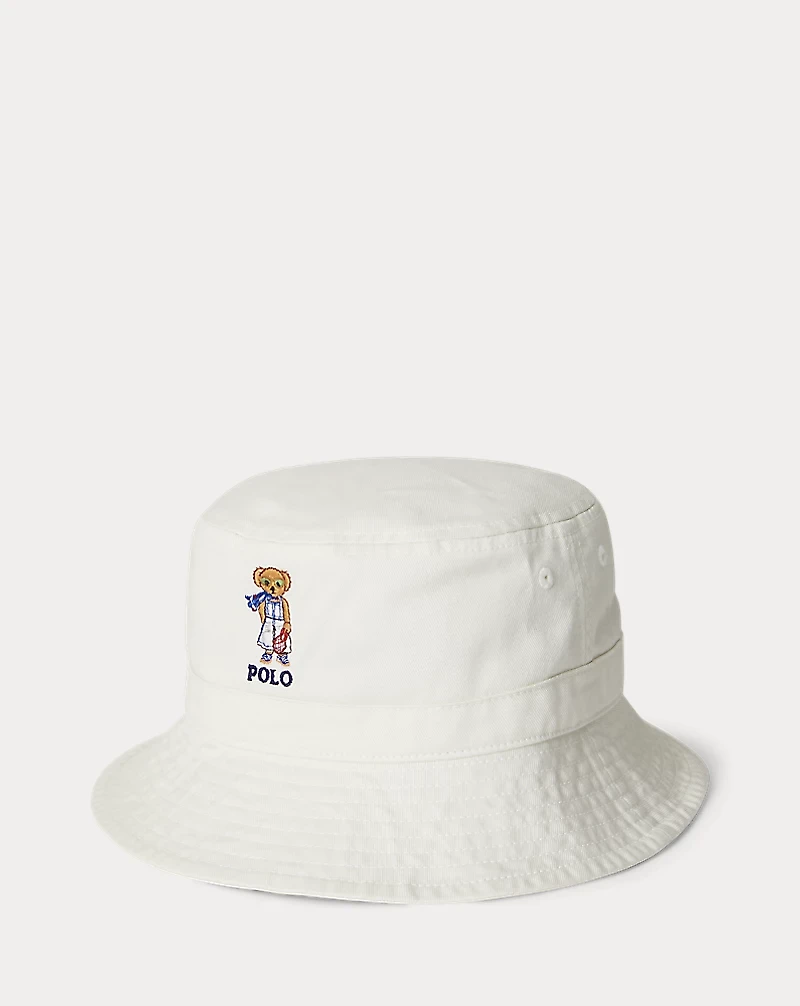 Polo Bear Twill Bucket Hat