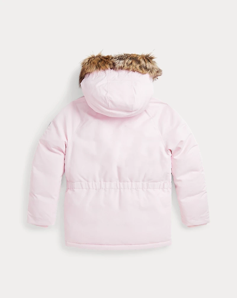 Faux-Fur-Trim Down Parka