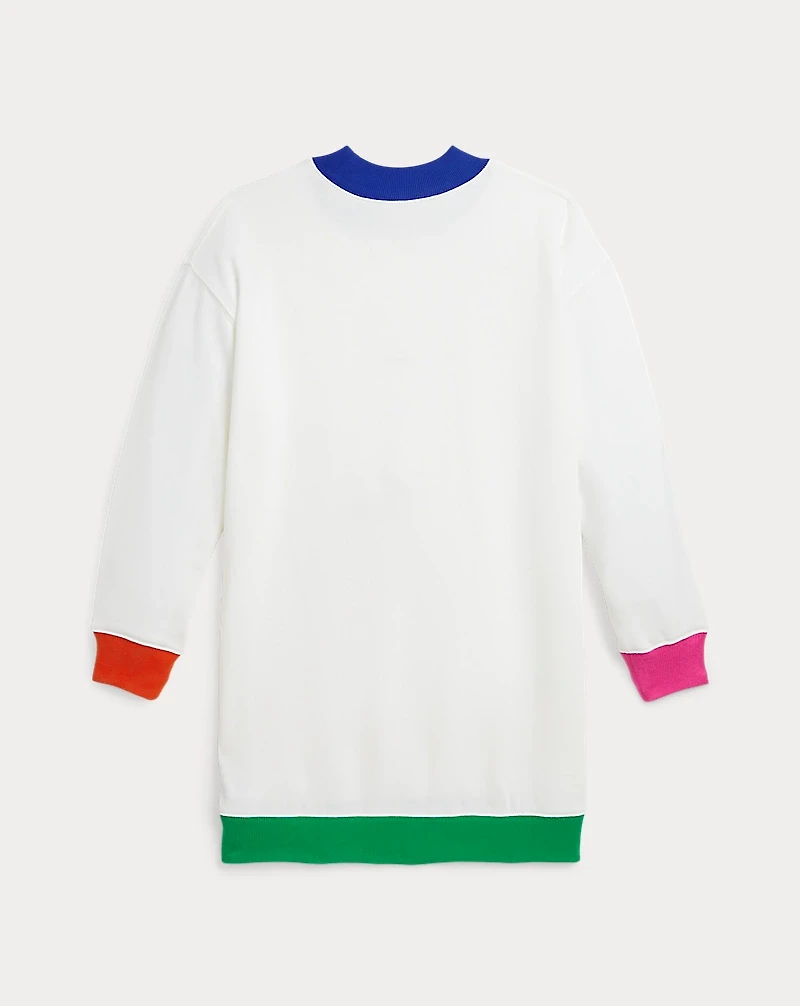 Polo Bear Fleece Sweatshirt Dress