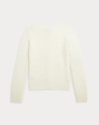 Cable-Knit Cashmere Cardigan