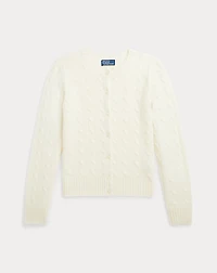 Cable-Knit Cashmere Cardigan