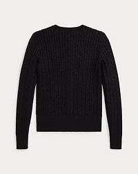 Metallic Mini-Cable Cardigan