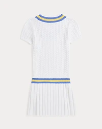 Cricket-Stripe Cotton Sweater Dress