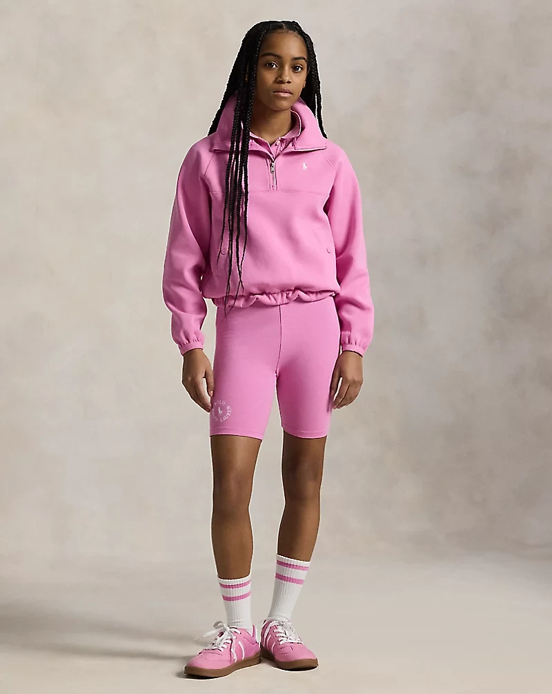 Double-Knit Quarter-Zip Sweatshirt