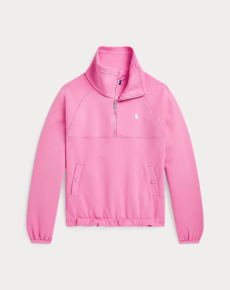 Double-Knit Quarter-Zip Sweatshirt