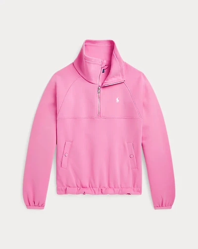 Double-Knit Quarter-Zip Sweatshirt