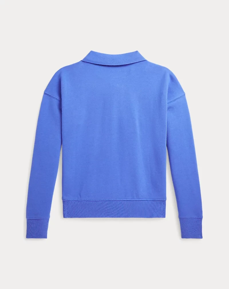 Logo French Terry Polo Sweatshirt