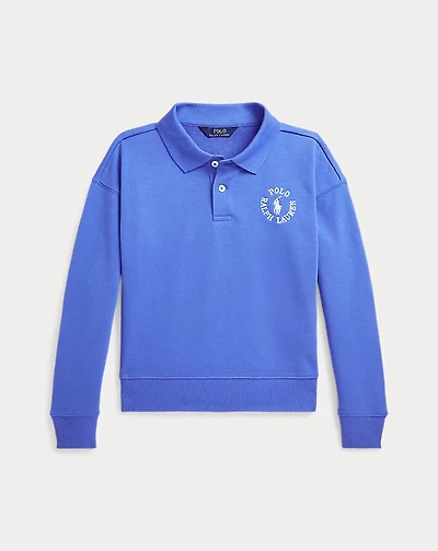 Logo French Terry Polo Sweatshirt