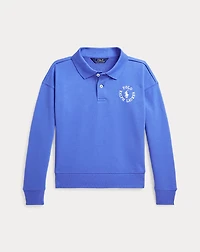 Logo French Terry Polo Sweatshirt