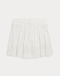 Pleated Cotton Jersey Skort