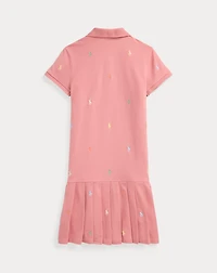 Polo Pony Stretch Mesh Dress