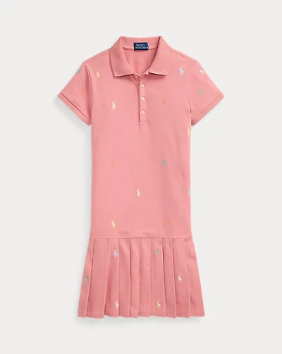 Polo Pony Stretch Mesh Dress