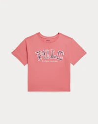 Logo Cotton Jersey Boxy Tee