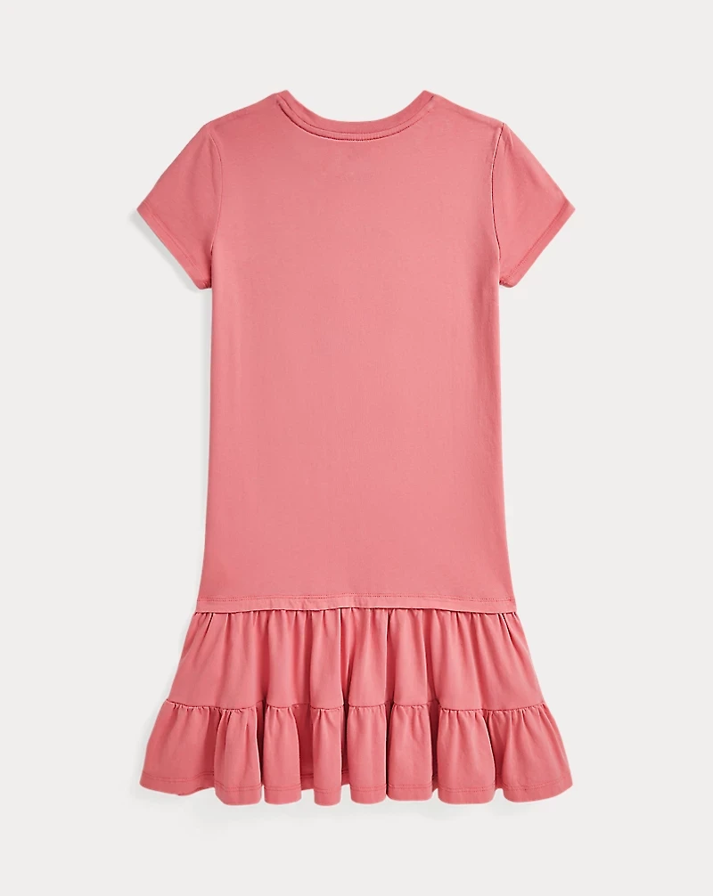 Polo Bear Tiered Cotton Jersey Dress