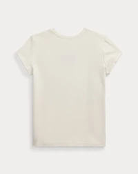 Flag-Appliqué Cotton Jersey Tee