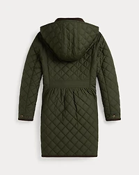 Quilted Long Barn Jacket