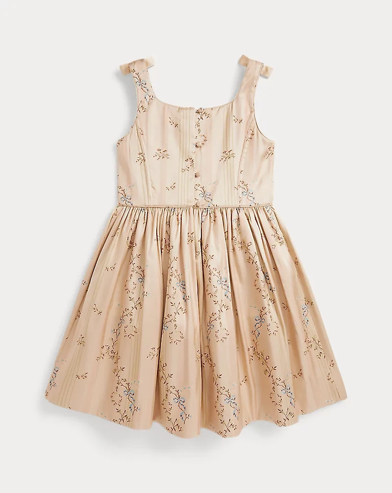 Floral Jacquard Dress